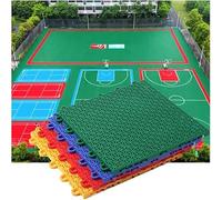 GPECTIFO Dalles modulaires emboîtables for terrasse, Piscine, sous-Sol, Salle de Sport et Garage(Orange)