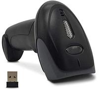 GPECTIFO Lecteur de Codes-Barres Portable Bibliothèque Magasin Scanner de Codes-Barres Scanner Portable sans Fil Lecteur de Codes-Barres 1D