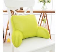 GPECTIFO Oreiller de Soutien de lit, Oreiller de Lecture décoratif de Luxe, Oreiller Lombaire for Lire et se détendre Tout en regardant la télévision(Giallo)