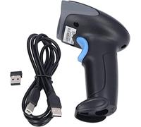 GPECTIFO Scanner sans Fil 2.4G, Transmission directe, Mode de téléchargement et d'enregistrement, Scanner de Codes-Barres 1D 2D, numérisation Multiple for Le système de paiement