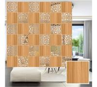 GPECTIFO Séparateur de pièce Suspendu, écran de séparation Creux WPC, écran décoratif Suspendu for Salle à Manger, 2 Styles(Natural-b,20pcs)