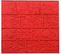 GPECTIFO Tampon de Texture en polyuréthane Durable, Moule de Tampon de Texture d'impression de Ciment en béton monocouche, Motif de Brique de Pierre décorative(D)