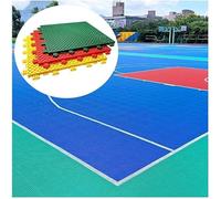 GPECTIFO Terrain de Basket-Ball modulaire en Dalles emboîtables, Sol Sportif for école Maternelle(Purple)