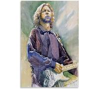 GPEIHANG Art Peinture sur Toile Affiche Eric Clapton pour décor de Salon Muralimpression Affiches Photos 23.6"x35.4"(60x90cm) sans Cadre