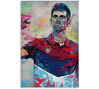 GPEIHANG Art Peinture sur Toile Affiche Novak Djokovic Affiche de Sport de Tennis pour décor de Bureau Muralimpression Affiches Photos 15.7"x23.6"(40x60cm) sans Cadre