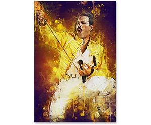 GPEIHANG Art Peinture sur Toile Freddie Mercury 13 Musique Rock Classique pour décor de Salon Muralimpression Affiches Photos 23.6"x35.4"(60x90cm) sans Cadre