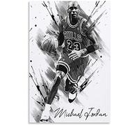 GPEIHANG Art Peinture Sur Toile Michael Jordan BNW Muralimpression Affiches Photos 23.6"x35.4"(60x90cm) Sans Cadre