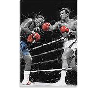 GPEIHANG Peintures sur Toile Muhammads Ali Joe Frazier Poster Peinture pour décoration familiale Moderne Art MuralImpression Affiches Photos 23.6"x35.4"(60x90cm) sans Cadre