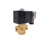 GPG 50bar 90bar 2 way Brass water high pressure solenoid valve normally open 1/4" 380V 220V PG-01K GPG-M02K NO with plug type(AC380V_50BAR)