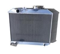 GPI Racing Radiateur complet en aluminium à 3 rangées pour Jeep Willys MT 1941-1952 1942 1943 1944 1945 1946 1947 1948