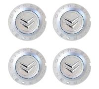 GPKFOLQM 4 pièces Cache Moyeu, pour Citroen C4 2007-2010 157mm Capuchon Central de Voiture éTanche Poussière Roue Centre de Jante Capuchons Accessoires de Voiture