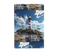 Gpkgsigt Toile de fond décorative en étain 20,3 x 30,5 cm fabriquée en fer blanc, résistant à l'usure et durable