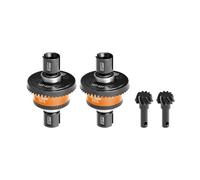 GPM 20Crmnti Steel + alliage 7075 10/43T avant et arrière Kit différentiel complet ForTraxxas 1/8 4WD Sledge Monster Truck Upgrades - Orange