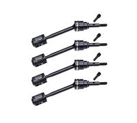 GPM 4140 Carbon Steel Front and Rear Cvd Driveshafts with Drive Cups for Traxxas 1/16 Mini Maxx 4WD RTR Brushless Monster Truck 107154-1 Upgrades