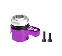 GPM 7075 Kit de servo en alliage d'aluminium 20T avec ressort intégré pour Arrma 1/18 Granit GROM Mega 380 brossé 4X4 Monster Truck ARA2102 - Violet
