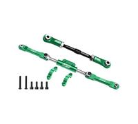 GPM Acier carbone 4140 + aluminium 7075-T6 alliage servo Link & lien de réglage avant pour Vanquish 1:10 H10 Kit optique / Yokohama RTR/Sparco RTR Rock Crawler Upgrades - Vert