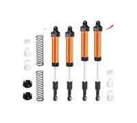GPM Aluminium 6061-T6 Alloy Front or Rear Complete Internal Spring Shock (130mm and 134mm) for LOSI 1/8 LMT 2.0 Grave Digger 4X4 Solid Axle Brushless Monster Truck-LOS04028 Upgrades - Orange