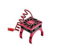 GPM Aluminium 6061-T6 Alloy High Speed Cooling Fan 18000 RPM Compatible with 36mm Motor for Traxxas 1:16 Mini Maxx/Mini XRT 3S / 1/8 Jato 2S 4S Upgrade Parts - Red