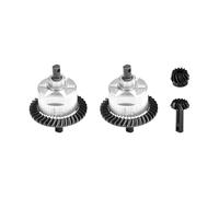 GPM Aluminium 7075 Alloy + 4140 Carbon Steel Front & Rear Complete Differential for Traxxas 1:10 Slash 4X4 / Rustler VXL/Hoss VXL 3S / Ford F-150 / Stampede/Jato 4X4 2S 4S / 1:7 XO-01 - Silver
