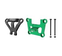 GPM Aluminium 7075 Alloy Front Bulkhead Mount Strengthen & Front Bumper Support Mount for Traxxas 1/16 Mini Maxx 4WD RTR Brushless Monster Truck 107154-1 Upgrades - Green