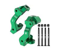 GPM Aluminium 7075 Alloy Front Caster Blocks C-Hubs for Traxxas 1/16 Mini Maxx 4WD RTR Brushless Monster Truck 107154-1 Upgrades - Green