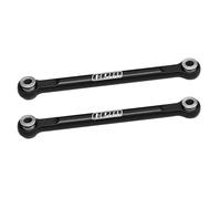 GPM Aluminium 7075 Alloy Front Steering Toe Links for Traxxas 1/16 Mini Maxx 4WD RTR Brushless Monster Truck 107154-1 Upgrades - Black