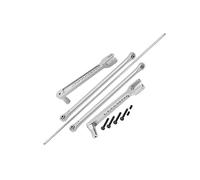 GPM Aluminium 7075 Alloy Rear Anti Swing Rod & Stabilizer Bar for LOSI 1/6 8IGHT-X Super Lasernut 4WD Brushless Buggy LOS04019 Upgrades - Silver