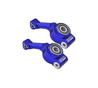 GPM Aluminium 7075 Alloy Rear Stub Axle Carriers for Traxxas 1:10 Rustler/Hoss/Slash/Ford Fiesta/Nitro Rustler/Nitro Slash/Stampede/Rustler 4X4 Ultimate/Slash 4X4 Ultimate Upgrades - Blue