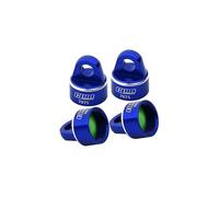GPM Aluminium 7075 Alloy Shock Cap for Optional and Original Shock Absorbers for Traxxas 1/8 4WD Sledge Monster Truck 95076-4 Upgrades - Blue