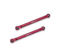 GPM Aluminium 7075 Front Steering Link Rod for Arrma 1/10 Gorgon 4X2 Mega 550 Brushed Monster Truck-ARA3230 Upgrades - Red