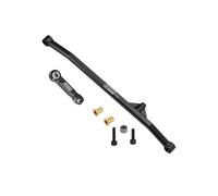 GPM Aluminium 7075 Steering Tie Rod & Drag Link for Losi 1/18 Mini LMT 4X4 Brushed Monster Truck RTR-LOS01026 Upgrade Parts - Black