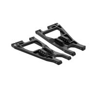 GPM Aluminium 7075-T6 Alloy Front Lower Suspension Arms for Traxxas 1/6 Funco Pro Scale 2WD Sand Car 8S-109076-4 Upgrades - Black