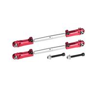 GPM Aluminium Alloy 6061-T6+Stainless Steel Adjustable Rear Upper Arm Tie Rod for Arrma 1:5 KRATON 8S / Outcast 8S / KRATON EXB/Outcast EXB Upgrade Parts - Red