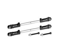 GPM Aluminium Alloy 6061-T6+Stainless Steel Adjustable Rear Upper Arm Tie Rod for Arrma 1:5 KRATON 8S / Outcast 8S / KRATON EXB/Outcast EXB Upgrade Parts - Black