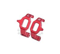 GPM Aluminium Front C Hubs for 1/10 Traxxas GT 4-Tec 2.0 83056-4/4-Tec 3.0 93054-4 - 1Pr Set Red