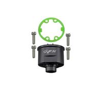 GPM Aluminium Front Or Rear Differential Carrier for Traxxas E-Revo Brushless/E-Revo 2.0 / Rustler 4X4 VXL/Hoss 4X4 VXL/Telluride/Slash 4x4 / XO-01/4-Tec 3.0-1Pc Set Black