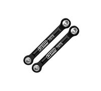 GPM Aluminium Front Steering Links for Arrma 1/18 Granite GROM Mega 380 Brushed 4X4 Monster Truck ARA2102 Upgrade Parts - Black