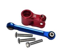 GPM Aluminium Servo Horn 25T with Tie Rod for Traxxas 1:10 4WD MAXX 89076-4 / 4WD MAXX with WideMAXX 89086-4/1:8 4WD Maxx Slash 6S 102076-4 Upgrades - Red