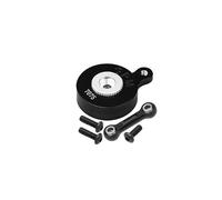 GPM Aluminum 7075 Direct Mount Servo Saver (23T Spline) with Fix Link for Arrma 1:8 Mojave/Vendetta/Infraction / 1:10 VORTEKS/SENTON/BIG Rock/Outcast/Granite/KRATON/SENTON Upgrades - Black