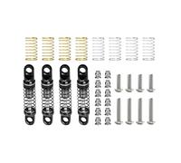 GPM Kit de chocs réglables en alliage d'aluminium 26 mm pour Axial 1/30 SCX30 Ford Bronco AXI-2048 / Jeep Wrangler AXI-2261 - Gris argenté