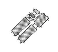 GPM Metal Stereoscopic Side + Rear Window Net for Traxxas 1:18 TRX4M Land Rover Defender 97054-1 Upgrades - Black
