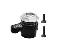 GPM Racing 7075 Aluminium Alloy 25T Servo Saver Set Horn with Built-in Spring for Arrma 1/18 Granite GROM Mega 380 Brushed 4X4 Monster Truck ARA2102 Upgrade Parts - Black
