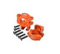GPM Racing Aluminium 7075 Alloy Rear Axle Hub for Traxxas 1:7 Unlimited Desert Racer UDR 4X4 85076-4 / Unlimited Desert Racer UDR 6S 85086-4 Upgrade Parts - Orange