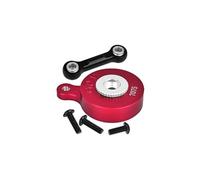 GPM Racing Aluminium 7075 Direct Mount Servo Saver (25T Spline) with Fix Link for Arrma 1:10 VORTEKS/SENTON/BIG Rock/Outcast/Granite/KRATON/SENTON / 1:8 Mojave/Vendetta/Infraction Upgrades - Red