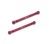 GPM Racing Aluminium 7075 Front Steering Link Rod for Arrma 1/10 Gorgon 4X2 Mega 550 Brushed Monster Truck-ARA3230 Upgrades - Red