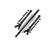 GPM Racing Axial 1/10 RBX10 Ryft 4WD Rock Bouncer AXI03005 Upgrade Pièces Stainless Steel Rear Sway Bar & Aluminium Sway Bar Arm & Stainless Steel Linkage - 12Pc Set Black