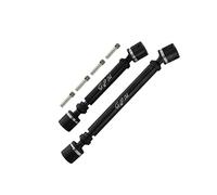 GPM Racing Axial 1/18 UTB18 Capra 4WD Unlimited Trail Buggy AXI01002 Upgrade Pièces Medium Carbon Steel Front + Rear CVD Drive Shaft - Black