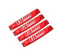 GPM Shock Wraps 4Pcs Set Custom Design for Traxxas 1/5 X Maxx 6S X Maxx 8S Arrma Kraton 8S Monster Truck Upgrade Parts - Red