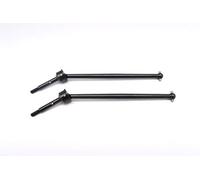GPM Team Losi Mini 8ight-T Truggy Upgrade Pièces Steel #45 Front/Rear CVD Drive Shaft - 1Pr Set Black