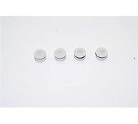 GPM Upgrade Parts for Traxxas 1/16 Mini E-Revo Delrin Collars with Sealing Rubber Washers for Item#ERV021-4Pcs Set White